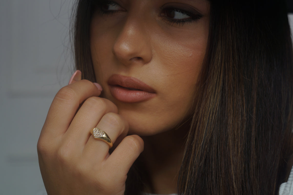 Anello heart simple