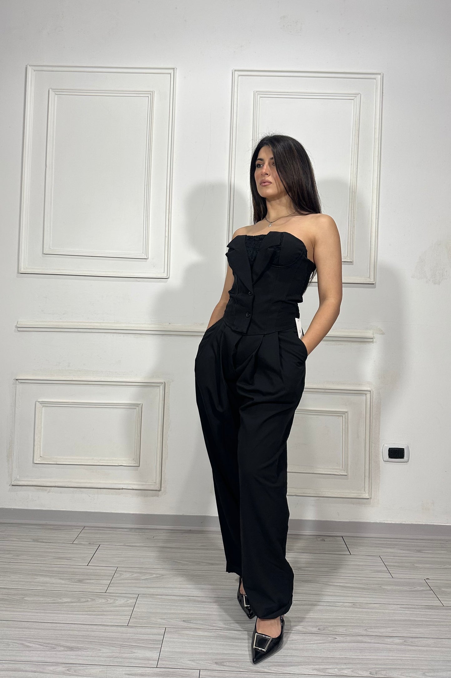 Pantalone modello sartoriale