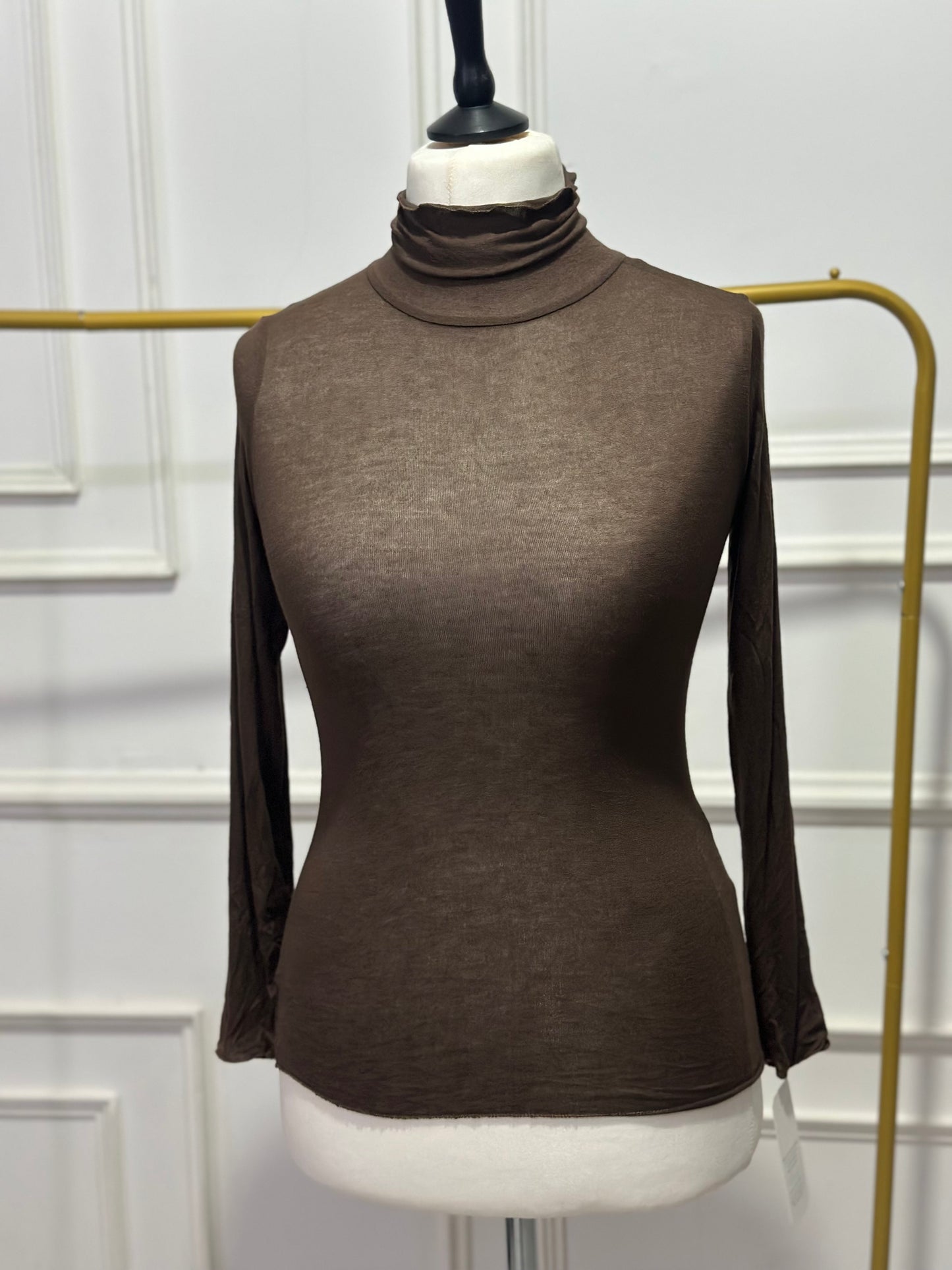 Maglia tessuto trasparente