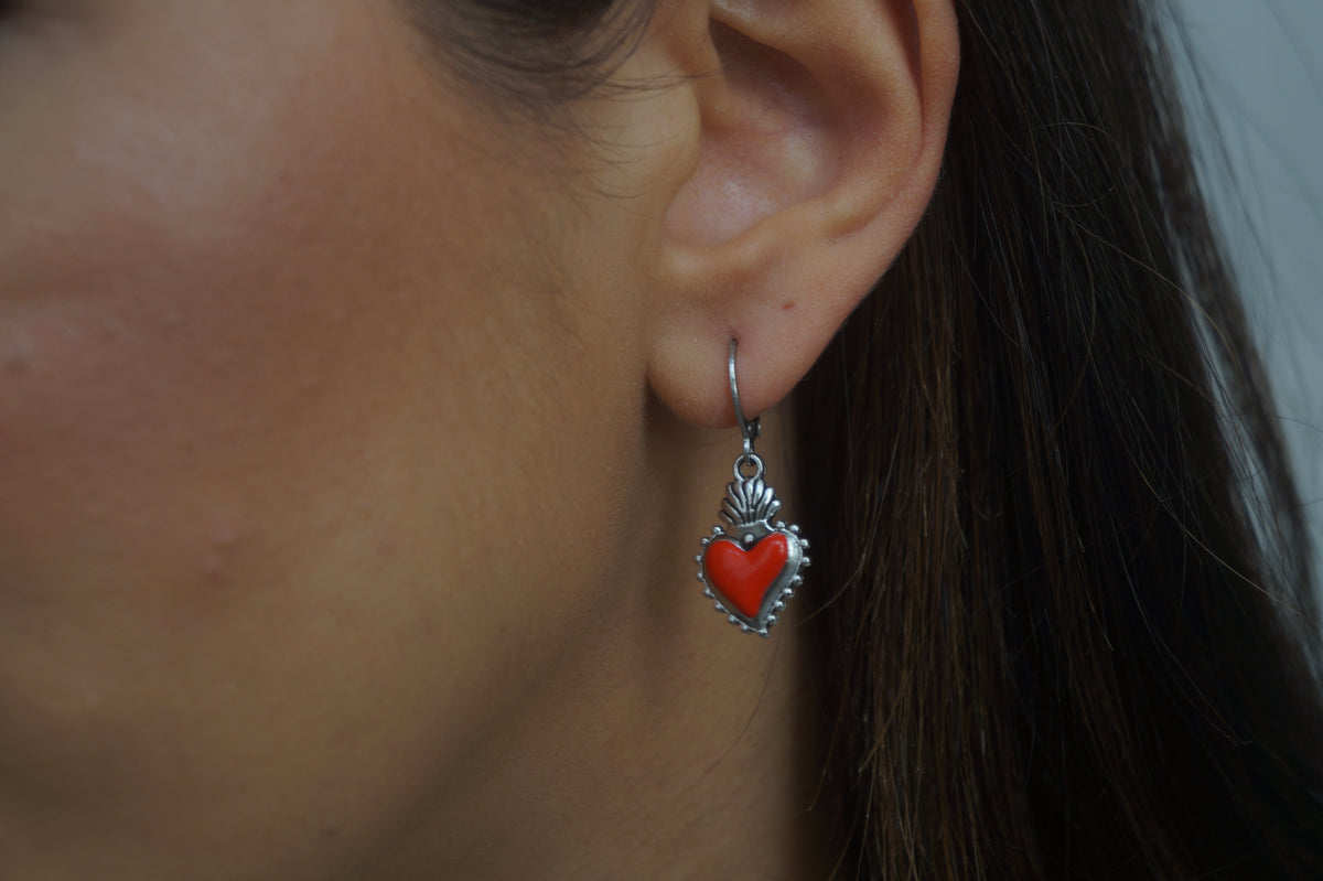 Orecchini sacro cuore
