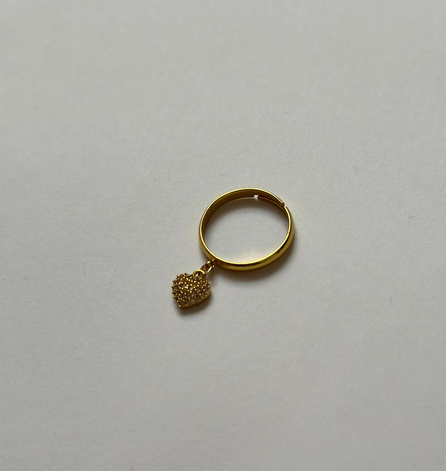 Anello heart charme